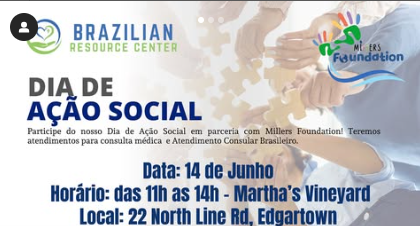 Ação Social oferece atendimento médico e serviços consulares gratuitos a brasileiros em Martha’s Vineyard, Massachusetts