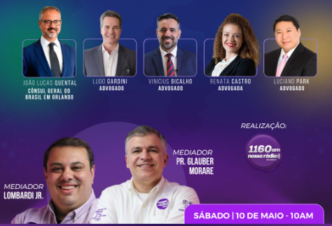 Brasileiros se reúnem em Orlando (FL) para discutir crise imigratória no evento “O Grande Debate – A Verdade Não Pode Ser Deportada”