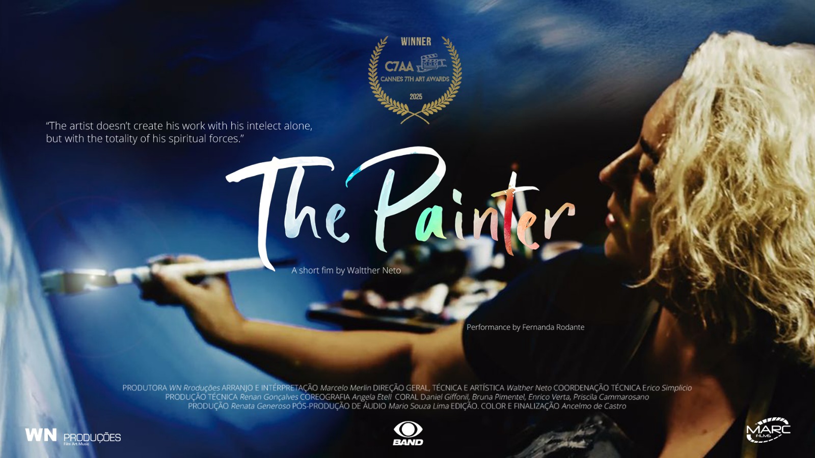 Coluna Deny: Mônica Carvalho marca presença no Cannes 7th Art Awards e prestigia o curta premiado “The Painter”