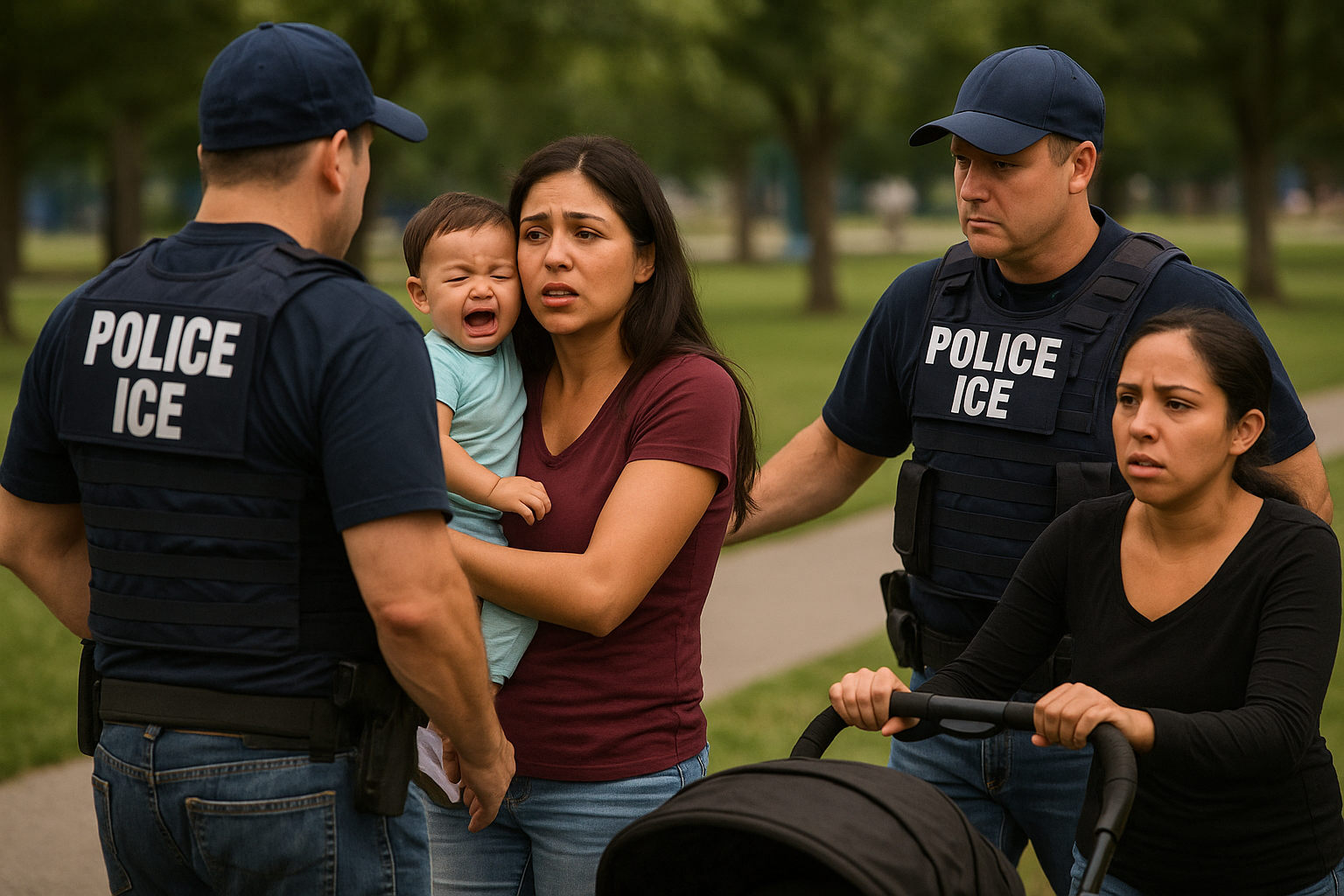 Denúncias em Los Angeles: babás detidas por agentes do ICE em parques públicos