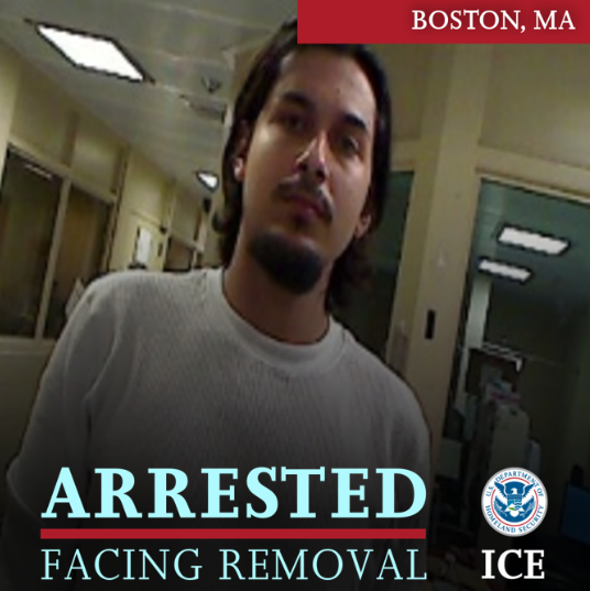 ICE prende brasileiro com histórico criminal em Tewksbury, Massachusetts