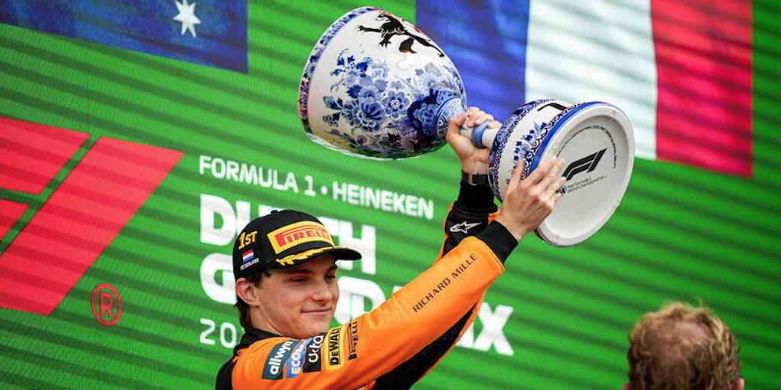 Matéria GP da Holanda: Piastri com a mão na taça!