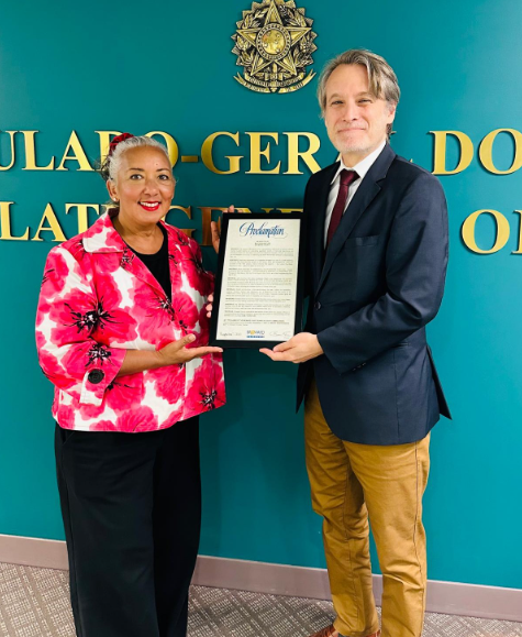 Condado de Broward homenageia Dia da Independência do Brasil com entrega de Proclamação ao Cônsul-Geral em Miami