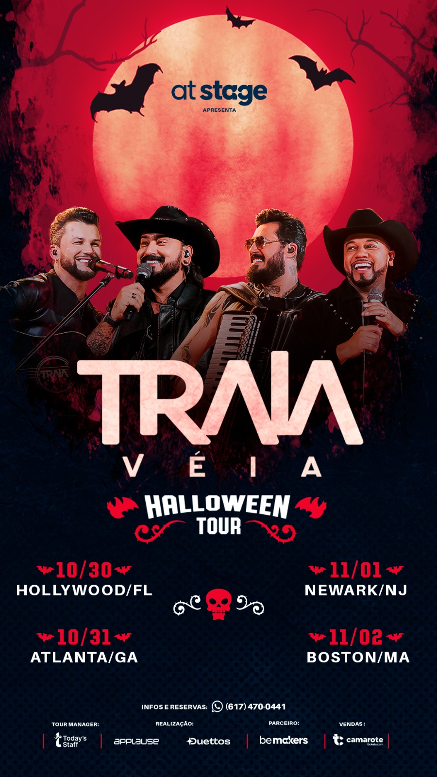 Traia Véia anuncia turnê de Halloween nos Estados Unidos