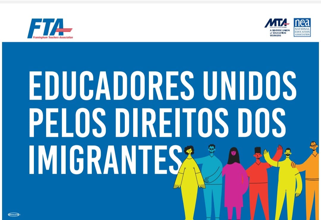 Escolas de Framingham (MA) organizam grande manifestação em apoio às famílias imigrantes