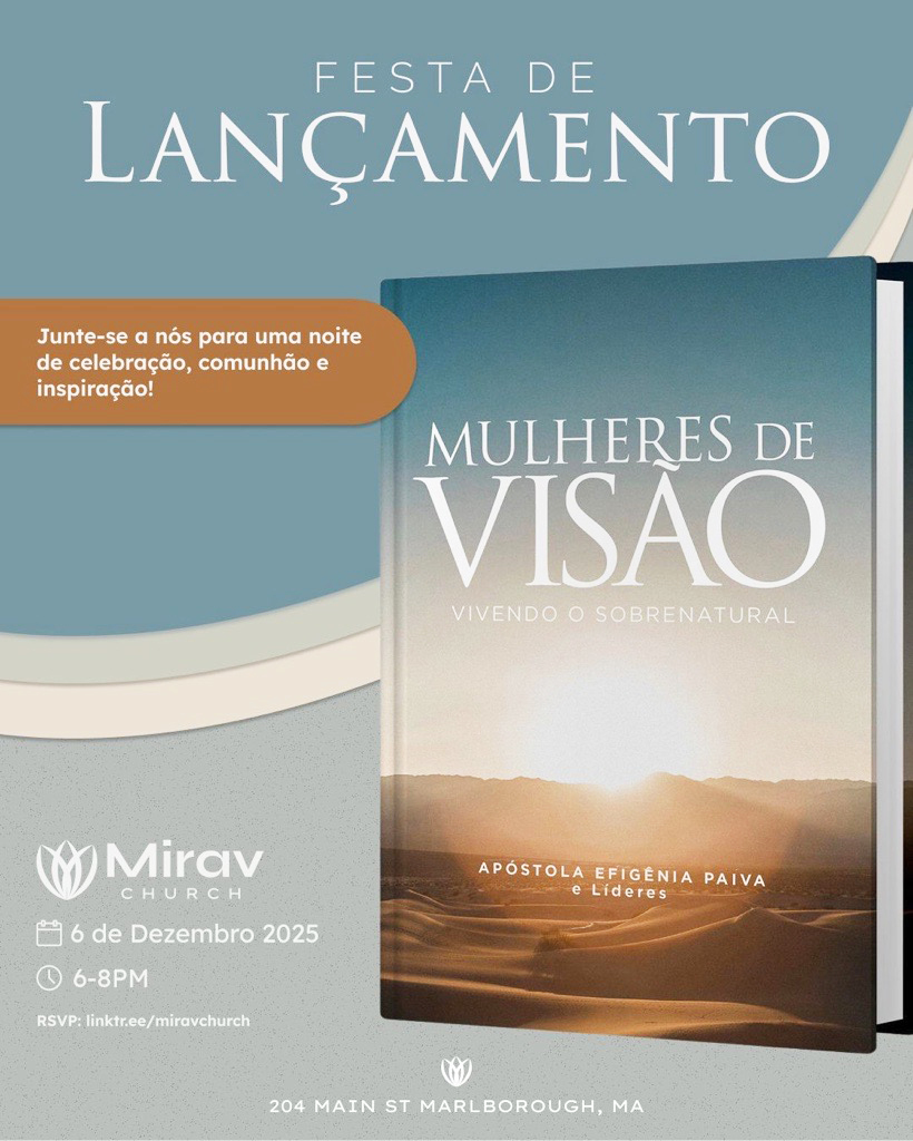 Livro “Mulheres de Visão” será lançado em evento especial em Marlborough no dia 6 de dezembro