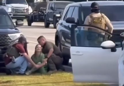 Mulher é retirada à força de carro em operação de imigração em Key Largo (FL)