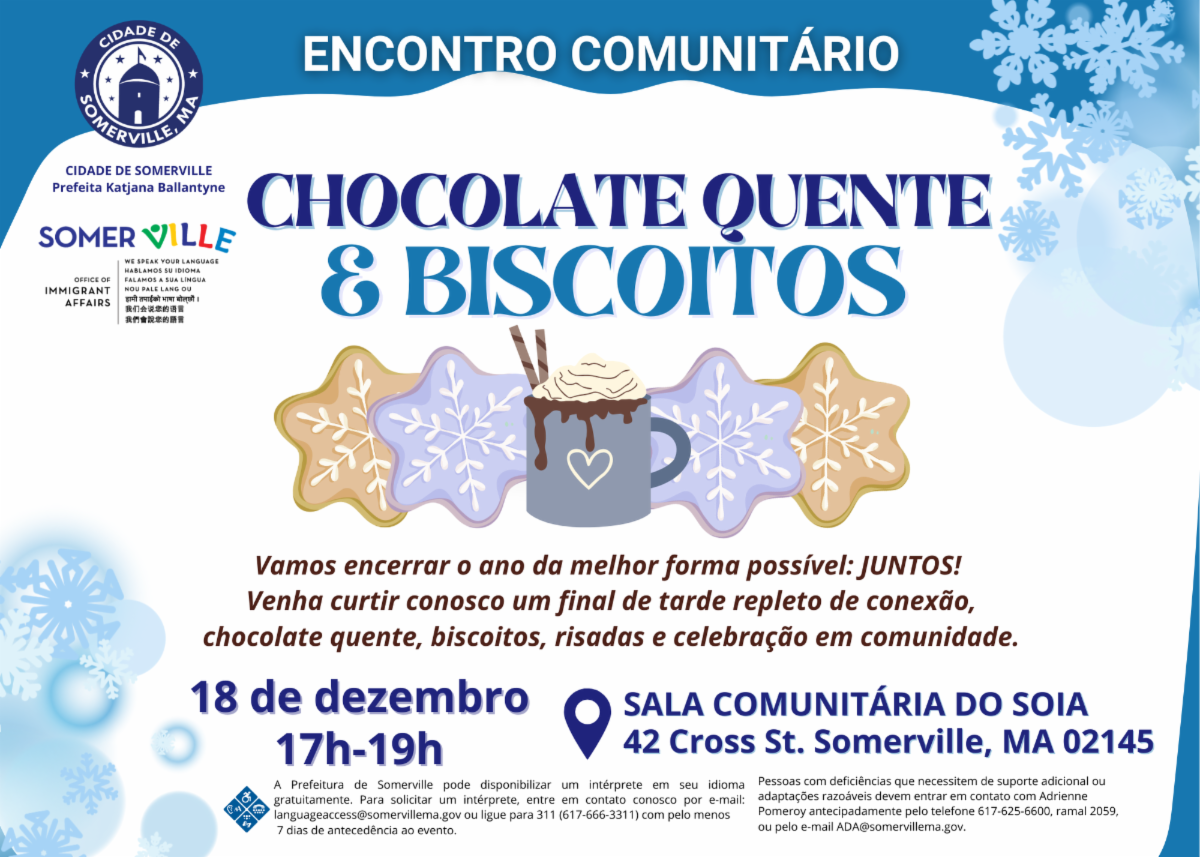 SOIA promove último Encontro Comunitário de 2025 em Somerville