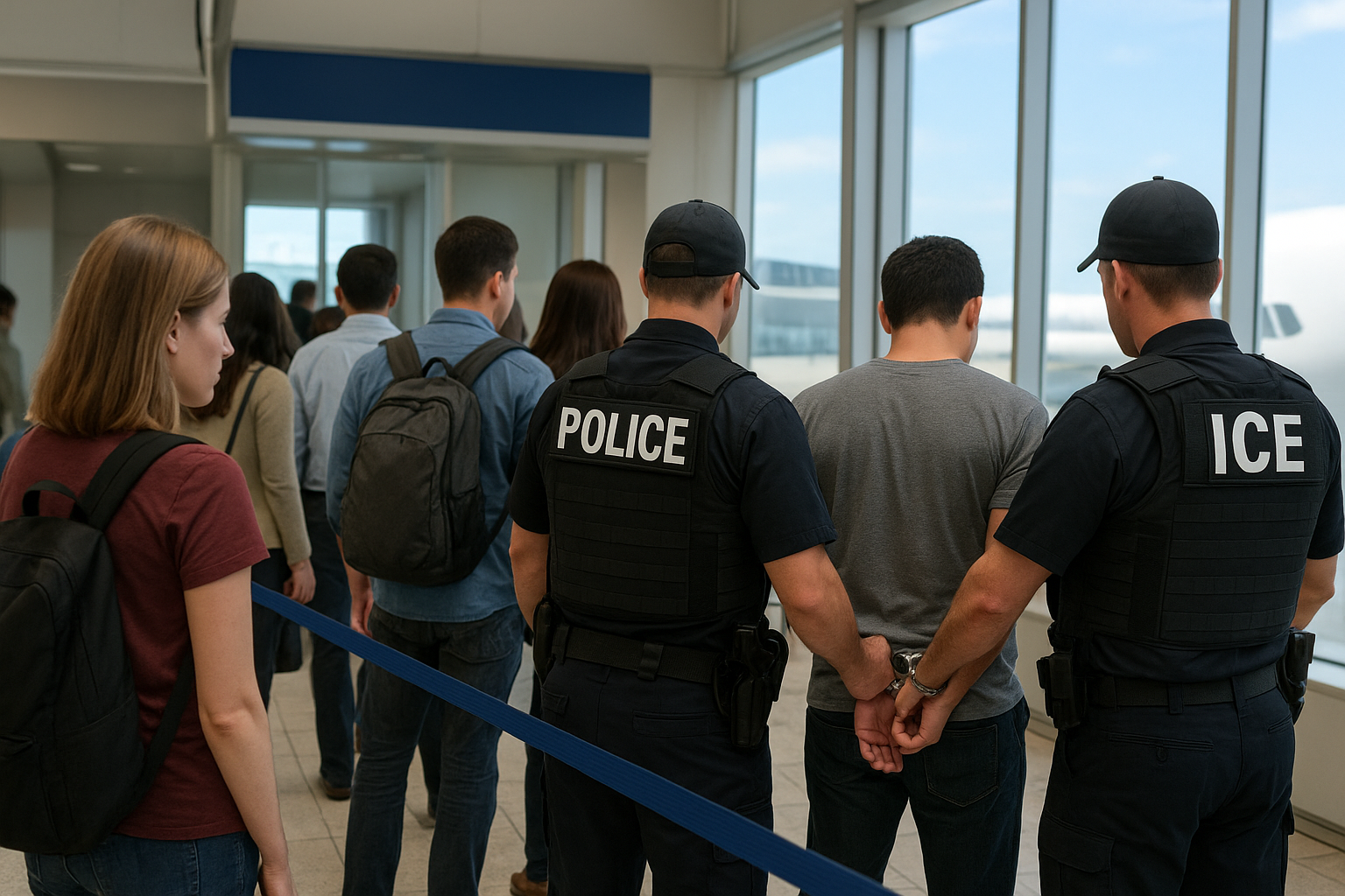 Órgão responsável pela segurança dos aeroportos compartilham dados de passageiros com ICE