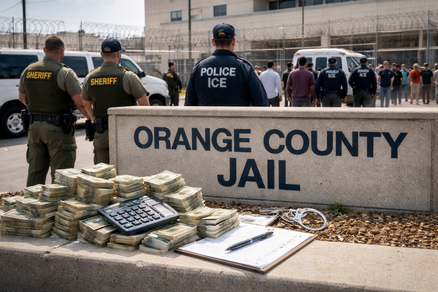 Condado de Orange cobra reembolso do ICE por custos de detenção de imigrantes na Flórida