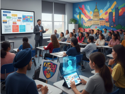 Novas leis em Illinois reforçam proteção a estudantes imigrantes e impõem limites ao uso de inteligência artificial na educação