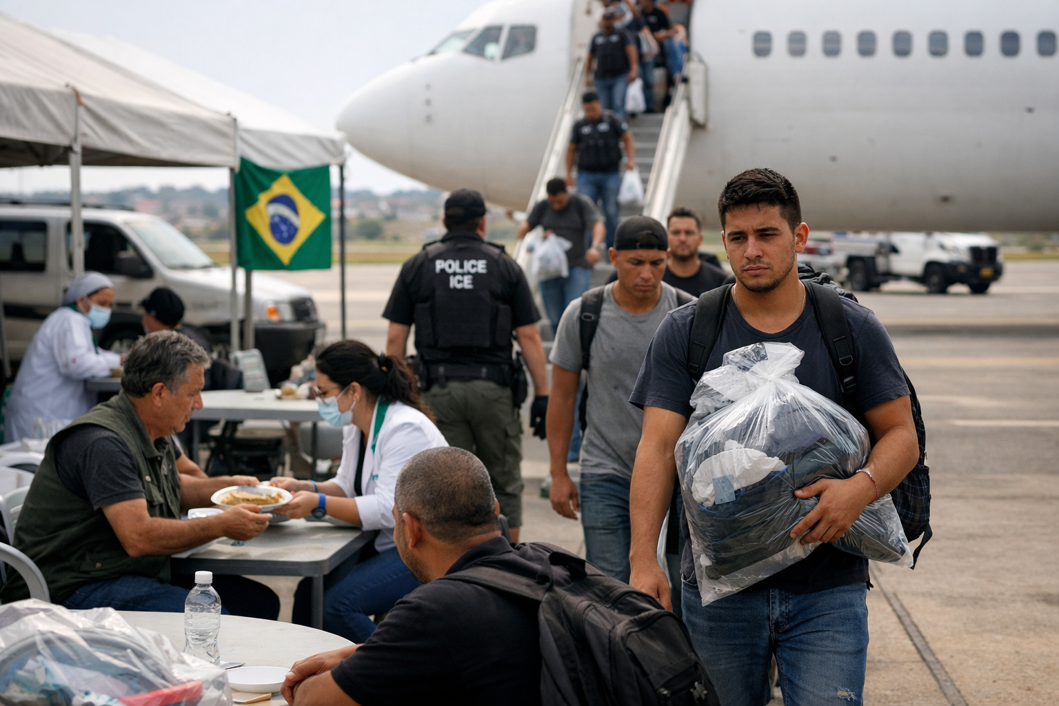 Mais de 3 mil brasileiros foram deportados dos Estados Unidos em 2025