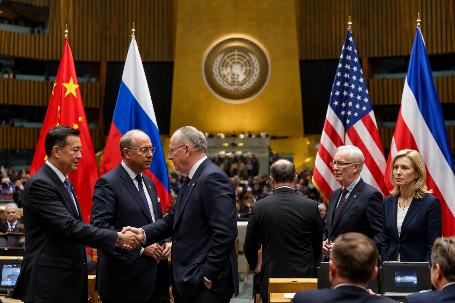China e Rússia não “assumiram” a ONU após recuo dos EUA, mas ampliam influência em áreas estratégicas
