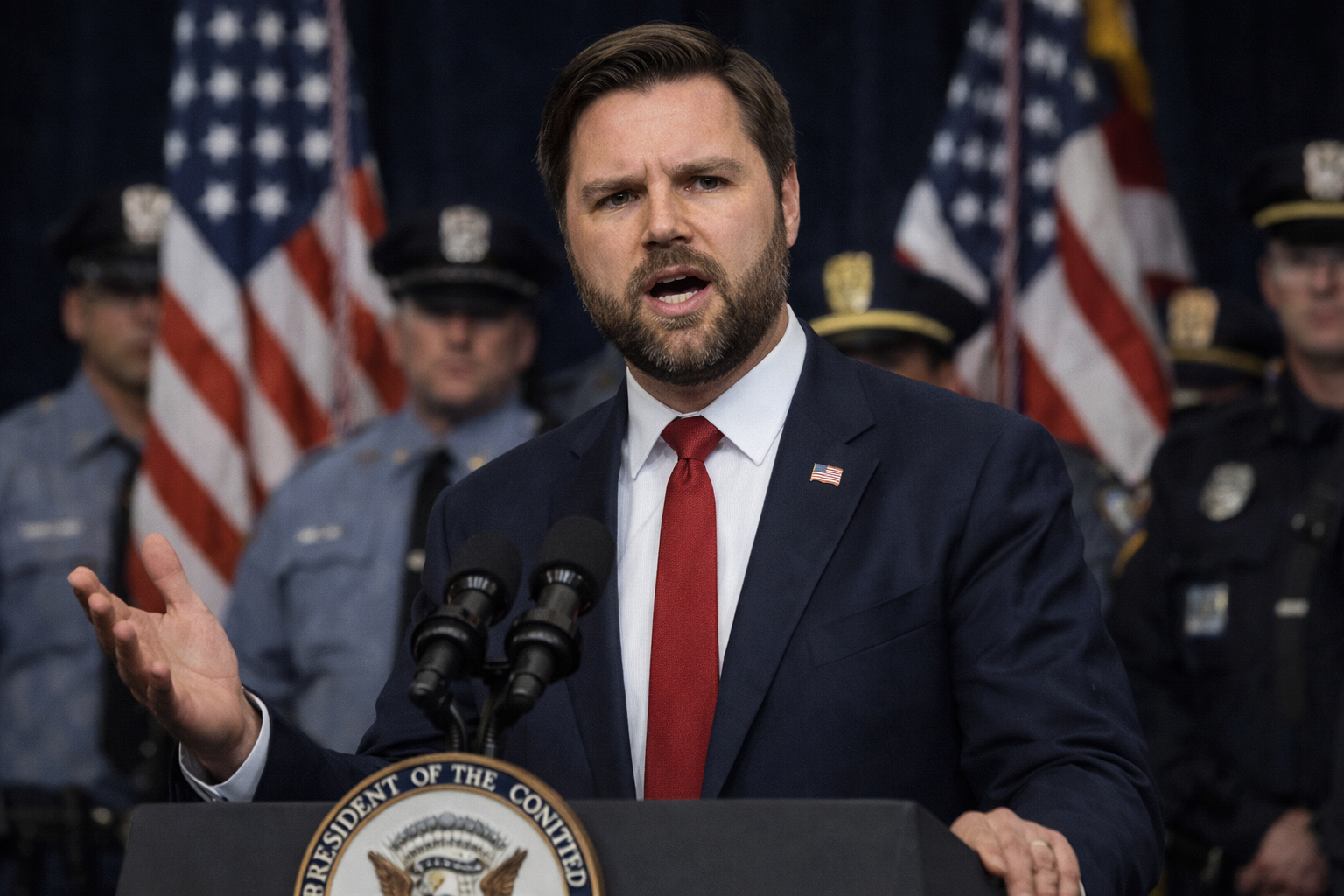 Vice-presidente J.D. Vance acusa democratas de priorizar proteção a imigrantes acima de segurança pública