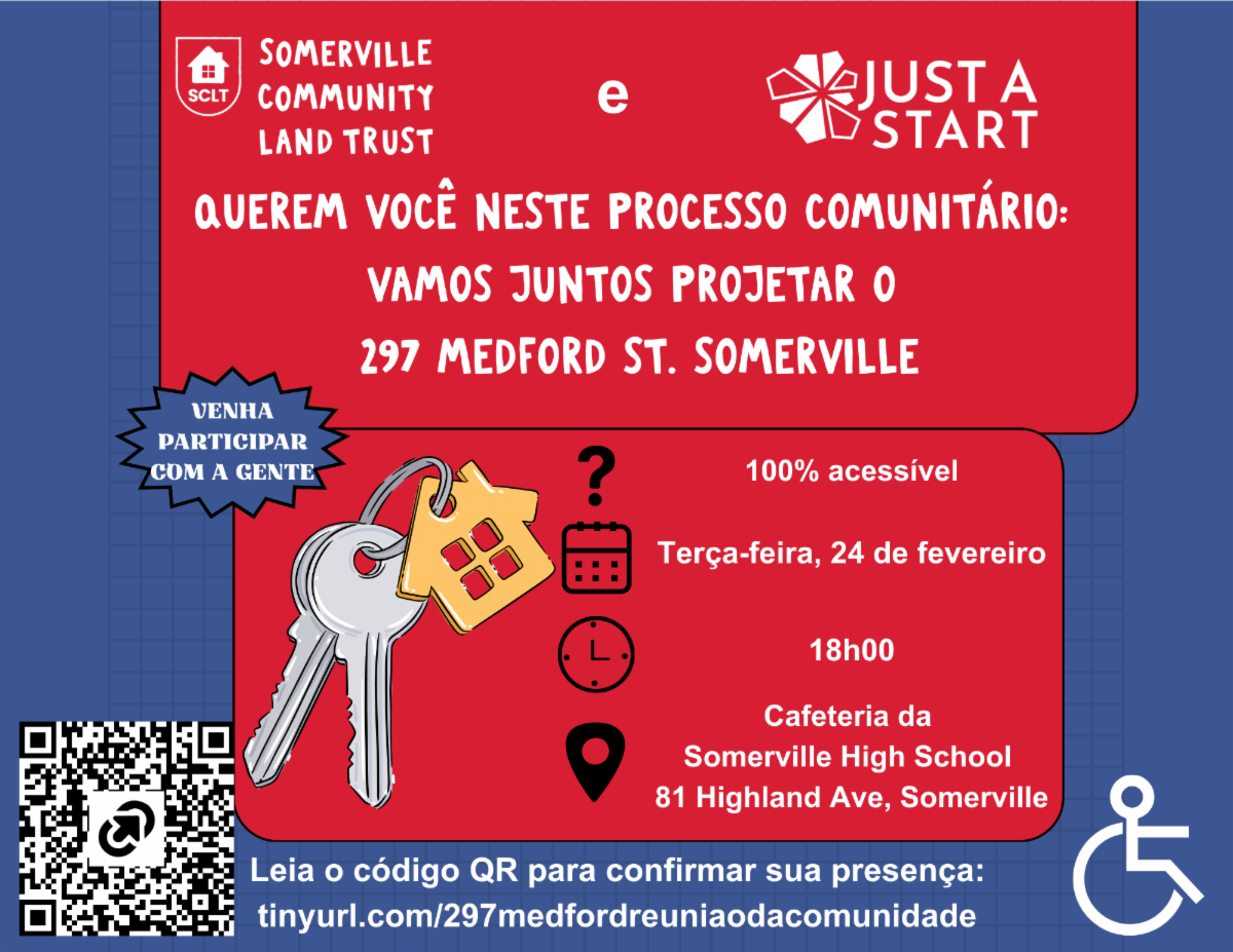 Encontro comunitário vai discutir projeto de moradia 100% acessível em Somerville