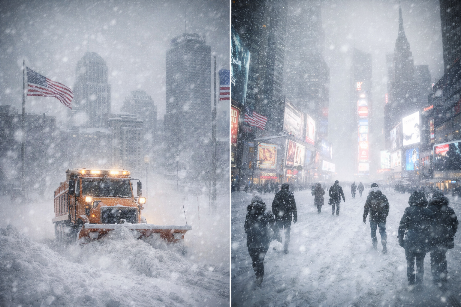 Forte nor’easter em rota de impacto: Massachusetts e Nova York se preparam para nevasca histórica