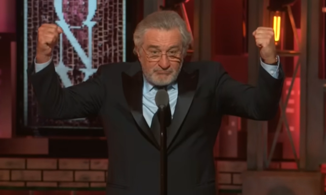 Ator Robert De Niro convoca todos os americanos a irem às ruas no dia 28 contra Trump: “No Kings”