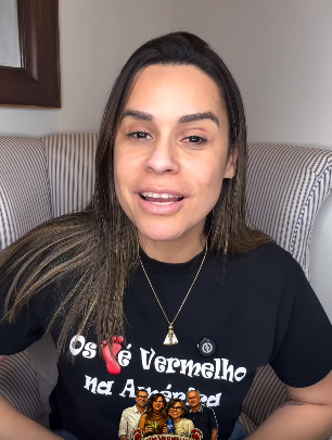 Karina Souza aposta no humor e mobiliza seguidores em busca de vaga no Immigrant Reality