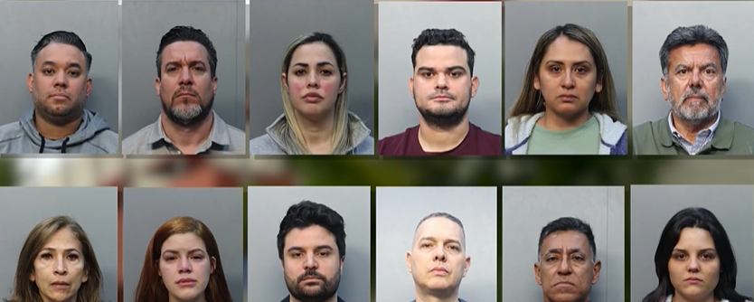 Esquema milionário de fraude em licenças de seguro leva 12 à prisão na Flórida