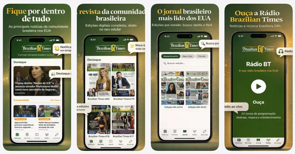 Brazilian Times lança aplicativo oficial e amplia acesso à comunidade brasileira nos EUA