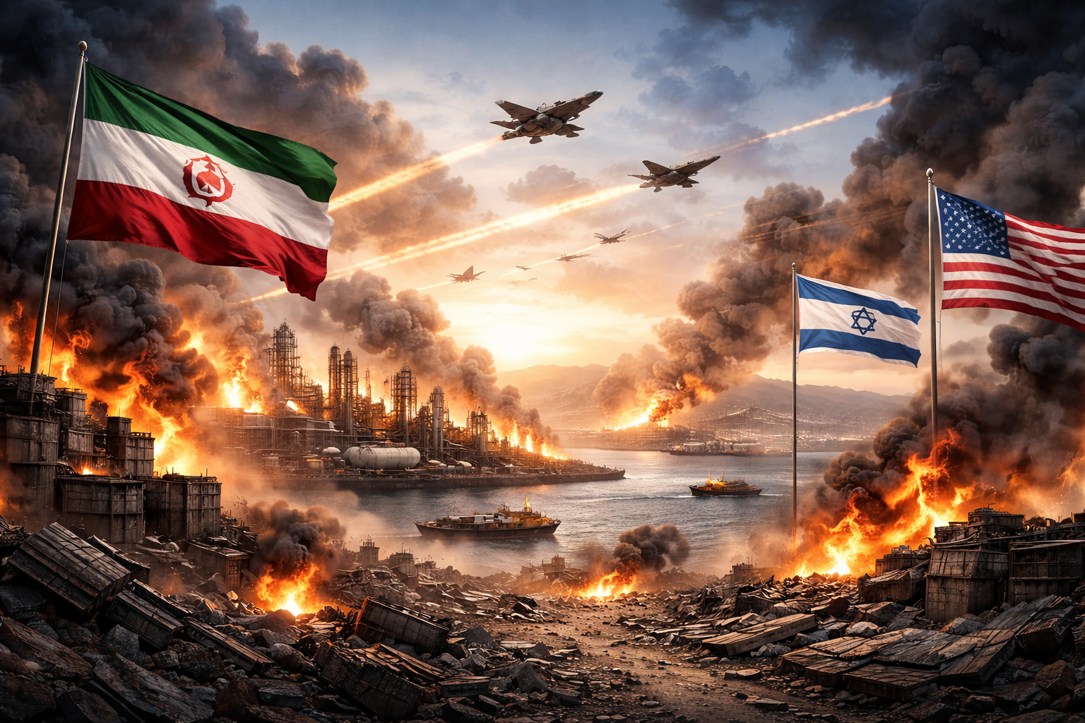 Conflito entre EUA, Israel e Irã se intensifica e amplia tensão global