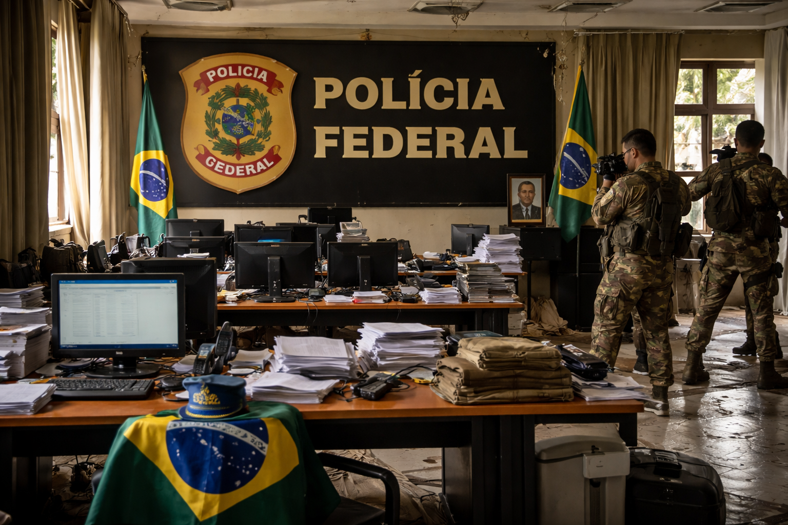 Falsa delegacia da Polícia Federal brasileira é descoberta em centro internacional de golpes no Sudeste Asiático