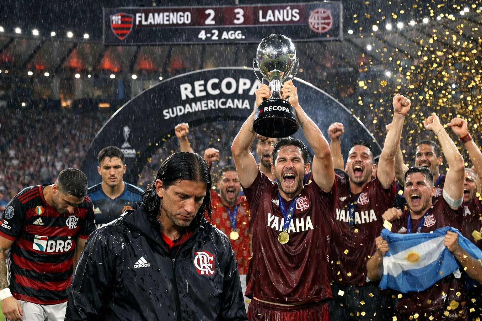 Recopa: Flamengo perde para o Lanús