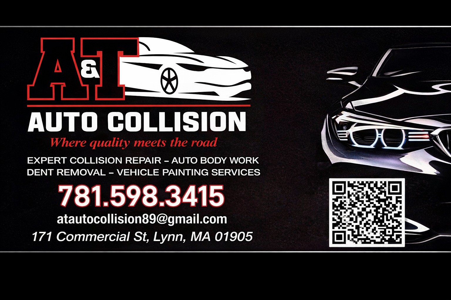 Bateu? Amassou? Resolva com quem entende: A&T Auto Collision é referência em Lynn