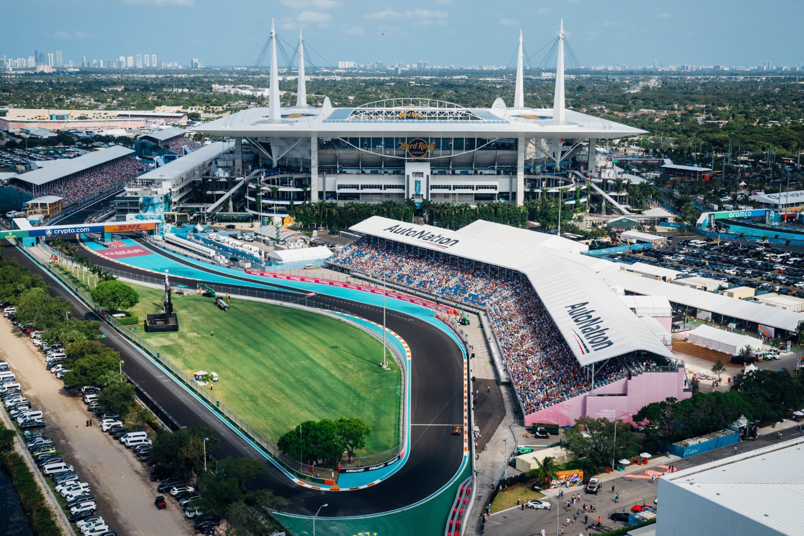 F1 de Miami será o primeiro evento internacional a contar com a hospitalidade de um dos camarotes da Sapucaí