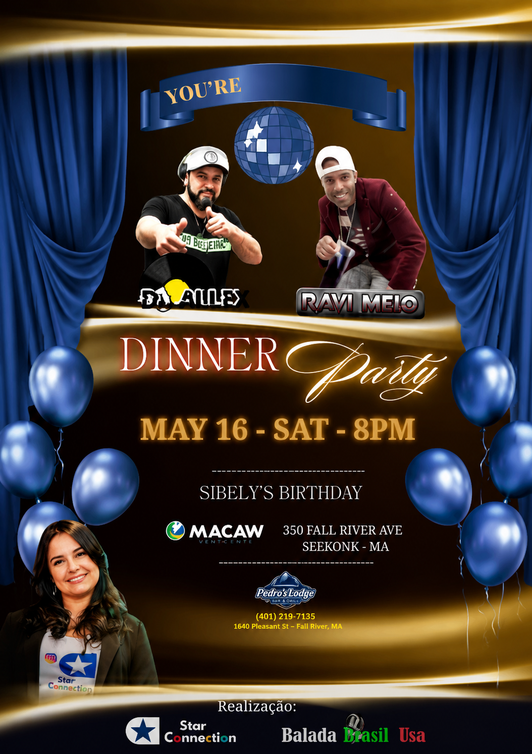 Dinner Party reúne música ao vivo, jantar e celebração especial em Massachusetts