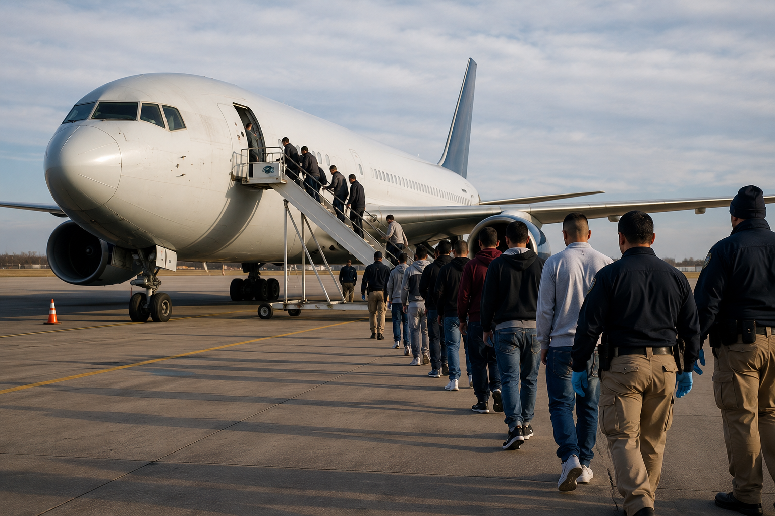 Mais um voo com brasileiros deportados dos Estados Unidos chega a Minas Gerais