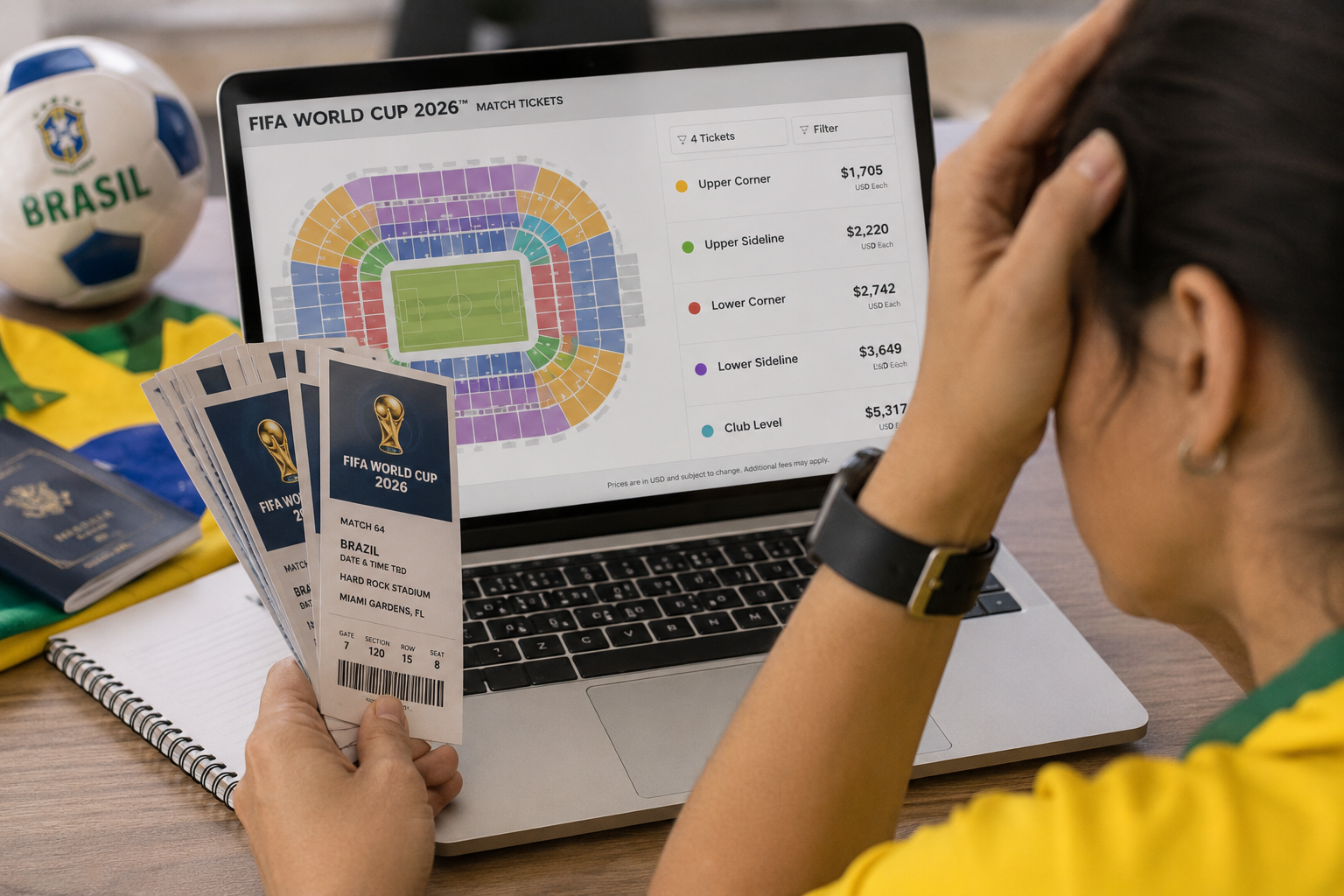 Medo do ICE e ingressos caros esfriam empolgação de brasileiros da Flórida com a Copa do Mundo