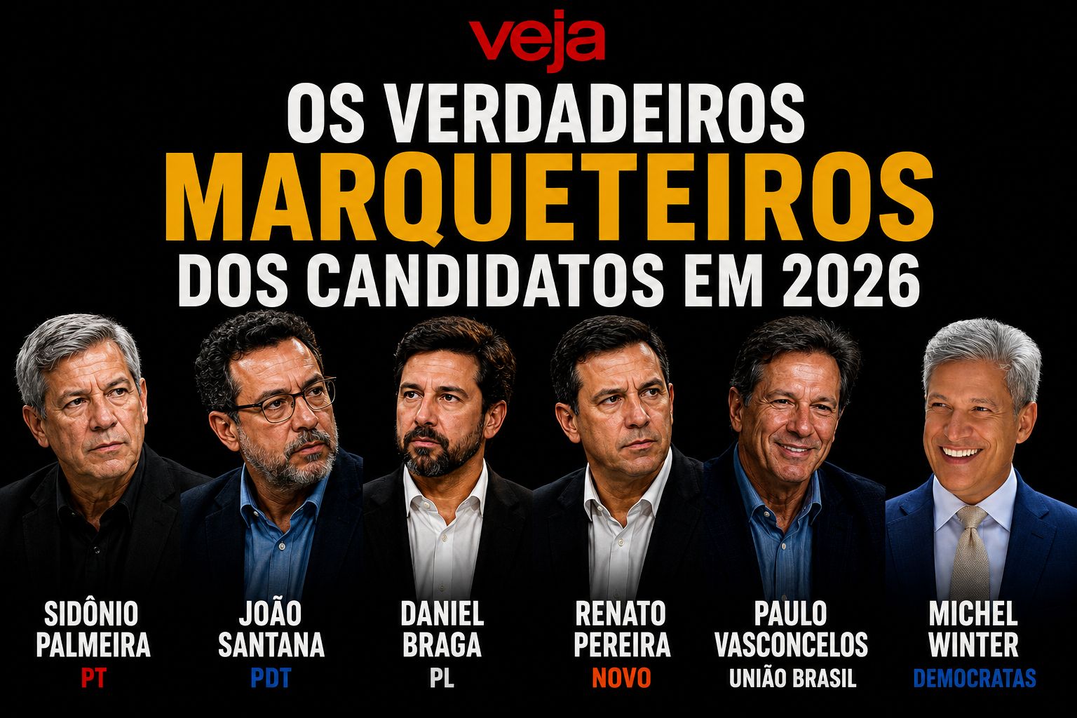 “Conheça os estrategistas por trás das narrativas que movimentam a corrida presidencial no Brasil”.