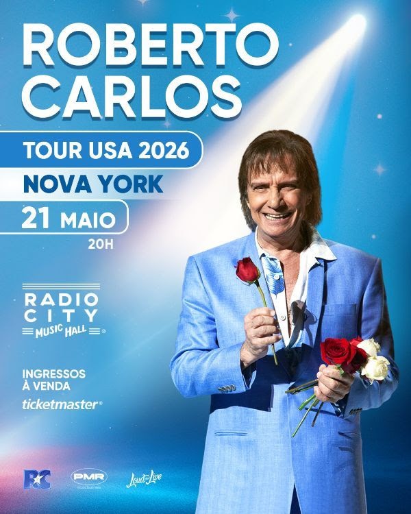 Roberto Carlos anuncia show em New York durante turnê pelos Estados Unidos