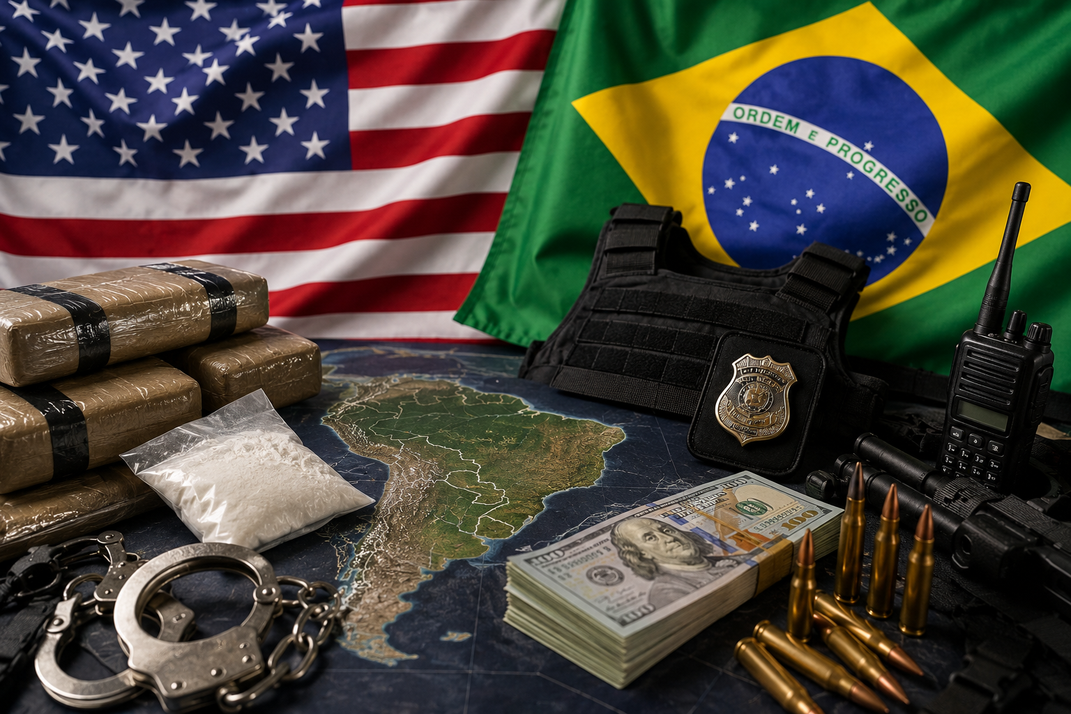 EUA incluem Brasil em plano bilionário de combate ao narcotráfico