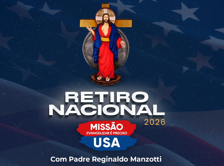Padre Reginaldo Manzotti confirma Retiro Nacional Missão USA 2026 em Massachusetts