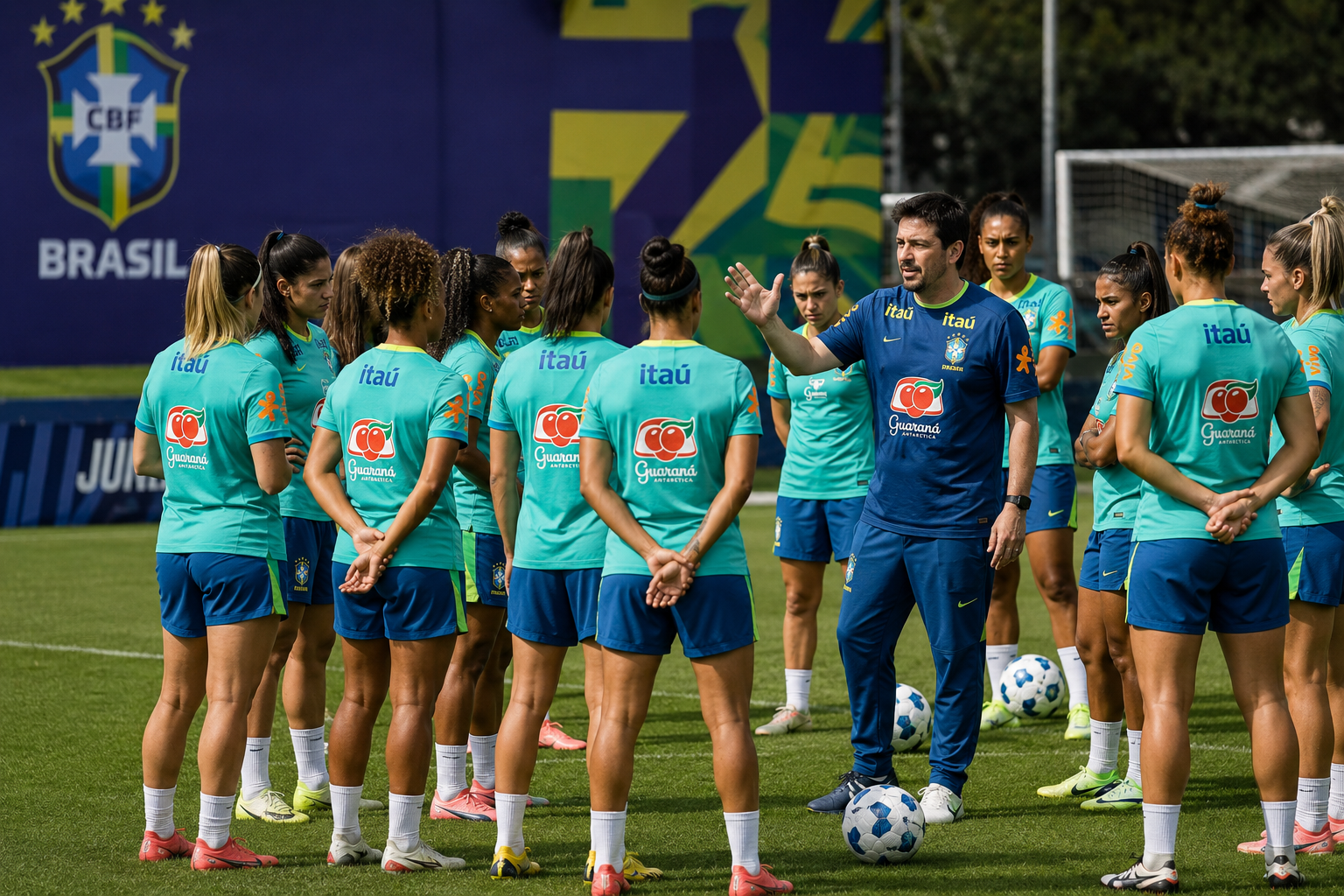 Seleção feminina treina em São Paulo