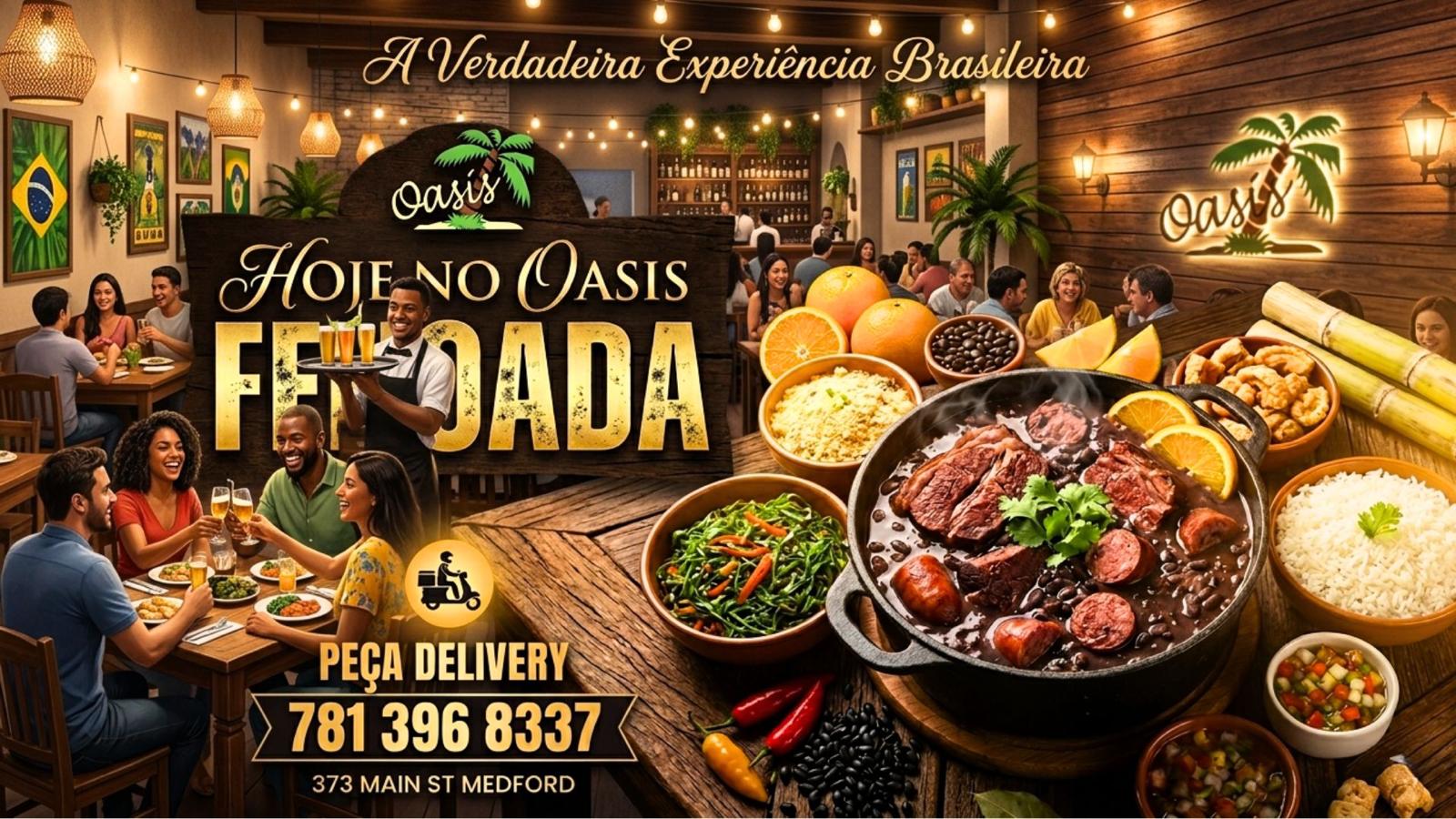 Oasis Restaurante é eleito ponto de encontro oficial da torcida brasileira na temporada de jogos