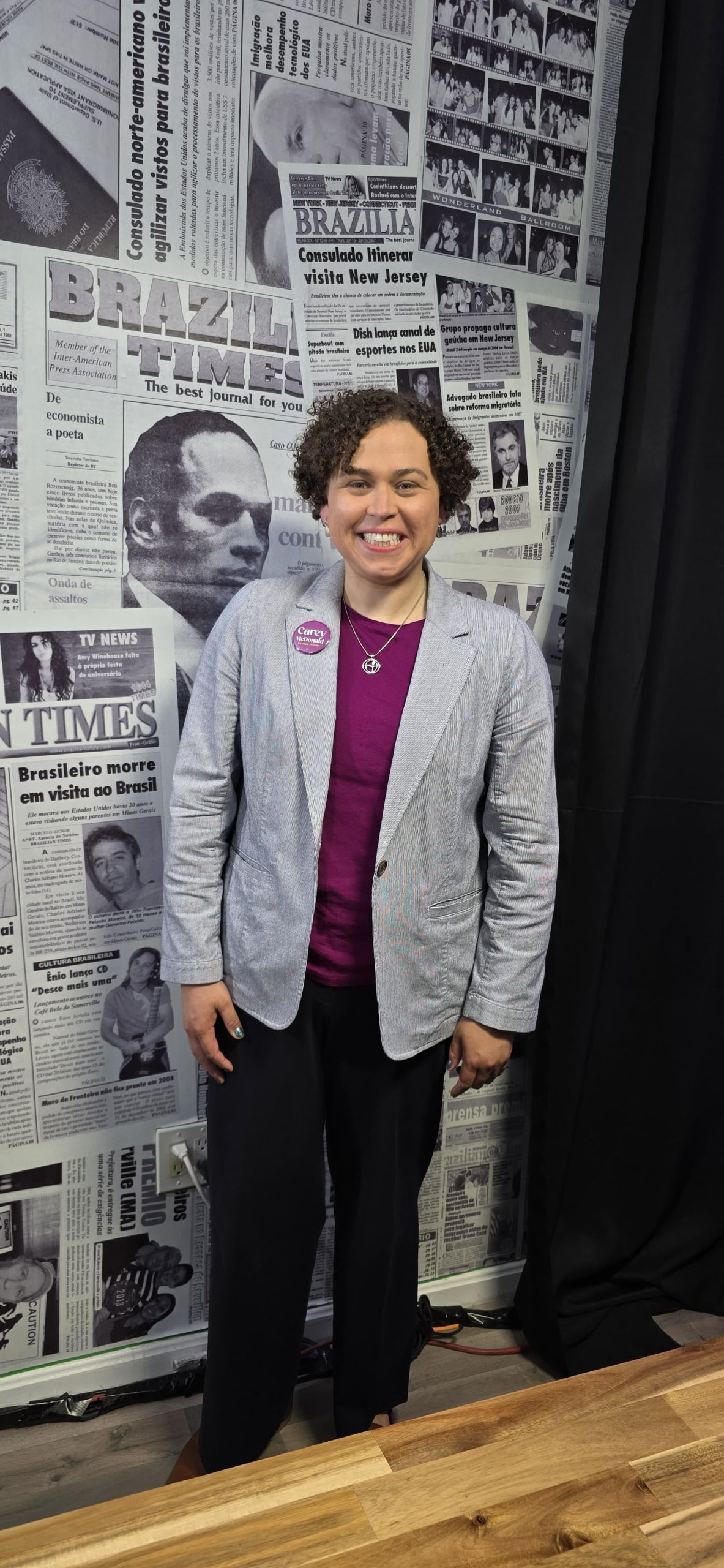 Vereadora Carey McDonald concede entrevista exclusiva ao BTTV e fala sobre candidatura ao Senado de Massachusetts