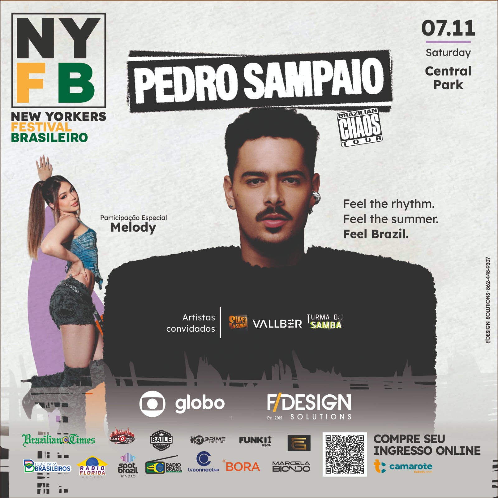 Pedro Sampaio estará em NY neste sábado, dia 11 de julho, no NYBF