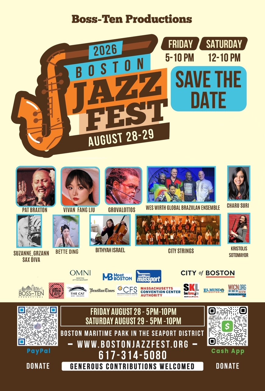 Boston Jazz Fest 2026 confirma datas e reúne artistas de diversos estilos em festival no Seaport District