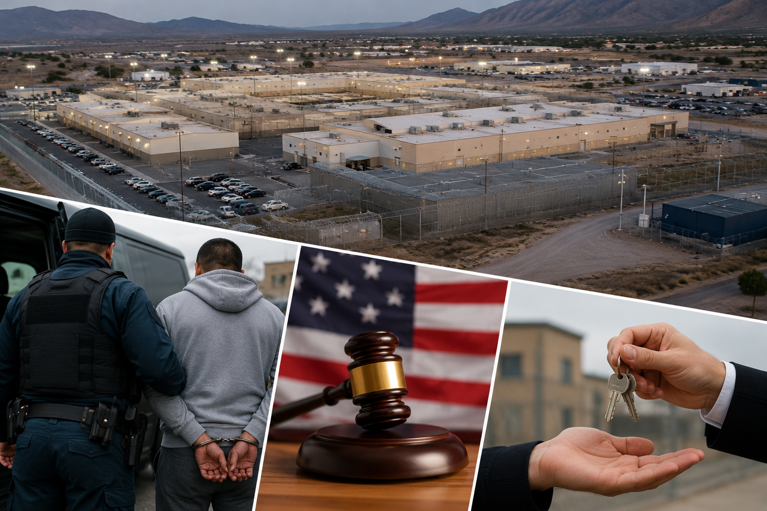 Governo Trump compra dois centros de detenção na Califórnia e muda estratégia para ampliar capacidade do ICE