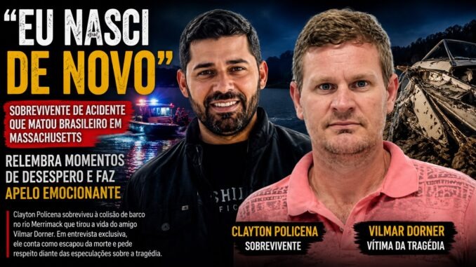 Sobrevivente de acidente que matou brasileiro em Massachusetts relata momentos da tragédia e faz apelo contra boatos