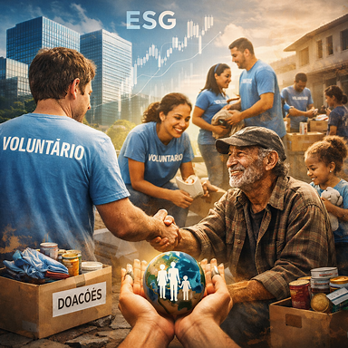 Coluna Ser Voluntariado: o “S” do ESG que as empresas fingem que não enxergam