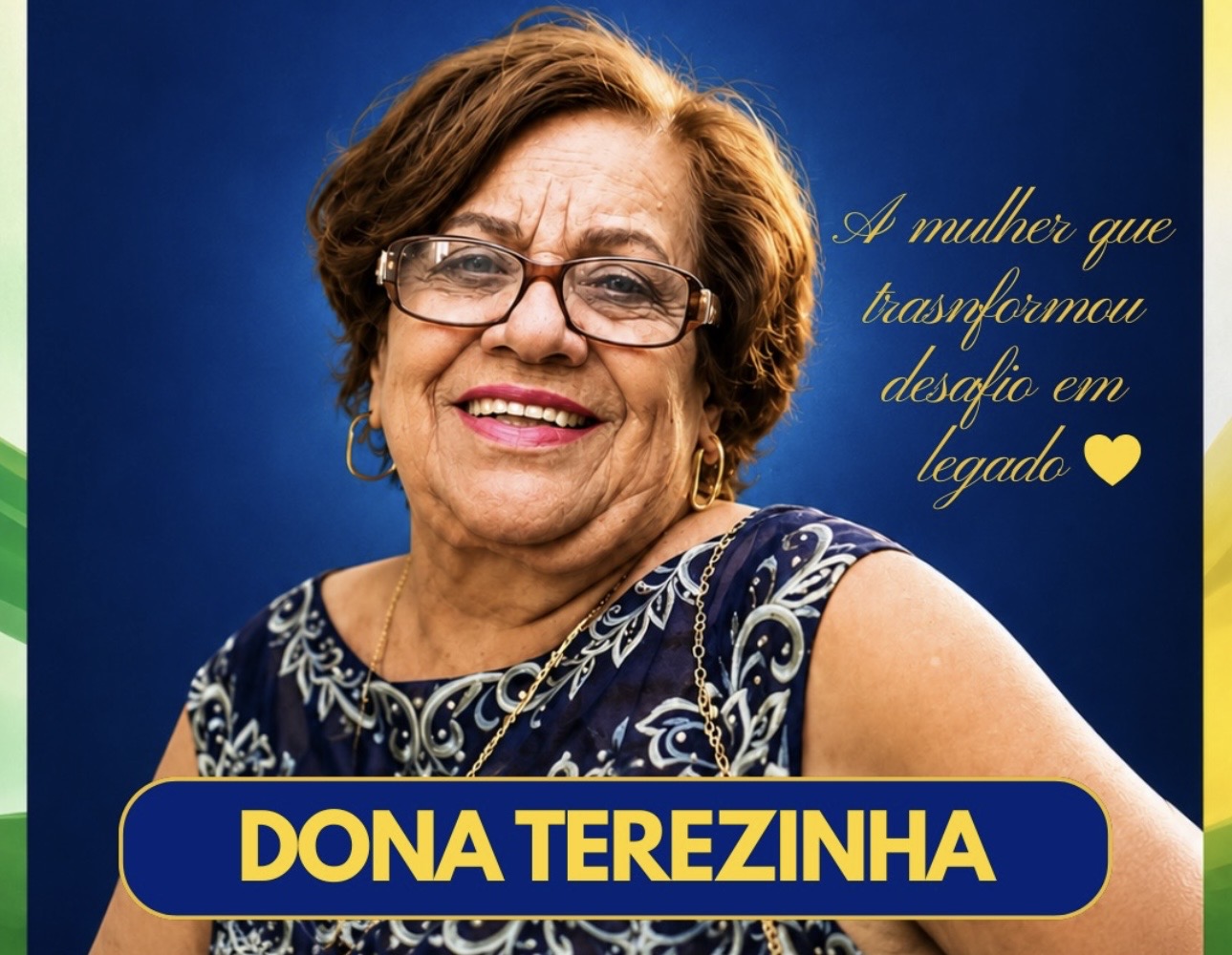 Dona Terezinha: Uma Vida de Coragem, Fé e Inspiração