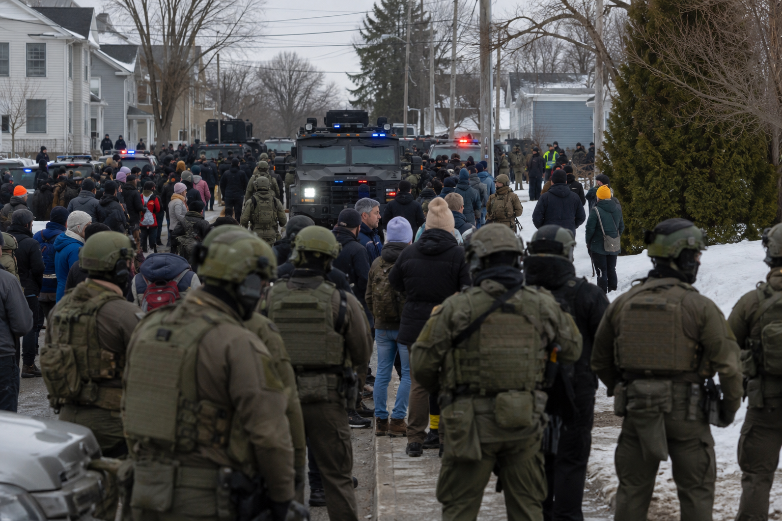 Operação do ICE termina em confronto com manifestantes e gera críticas em Vermont