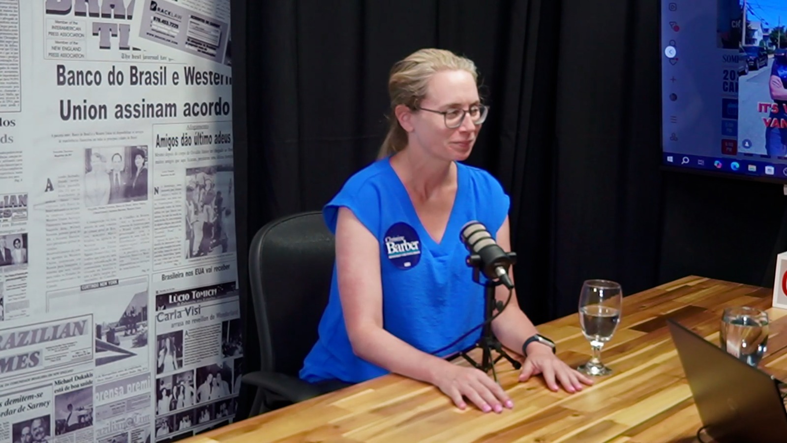 Deputada Christine Barber participa do programa Algo a Dizer e destaca trabalho em defesa dos imigrantes