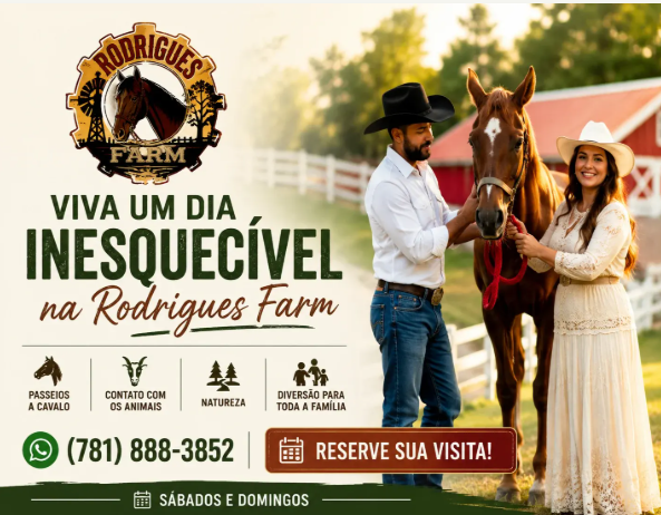 Rodrigues Farm oferece experiência completa de fazenda para toda a família em Berkley, Massachusetts