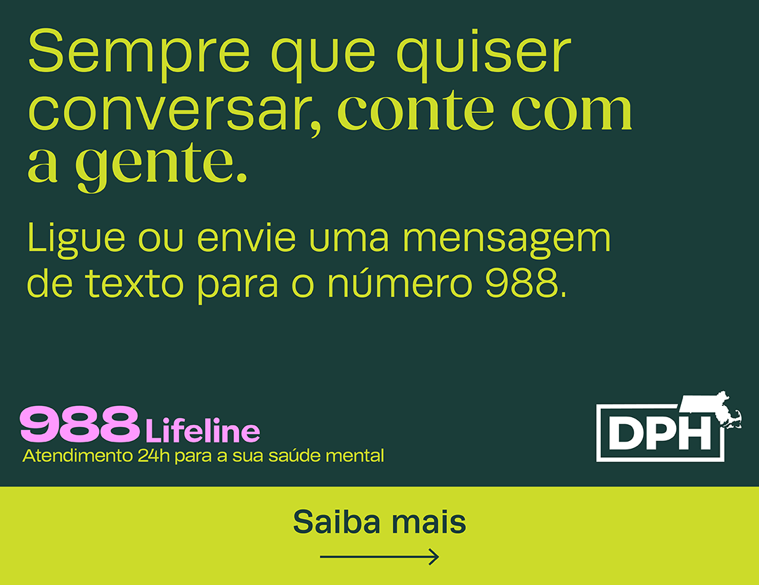 988 Lifeline: um chamado de esperança para quem enfrenta momentos difíceis em Massachusetts