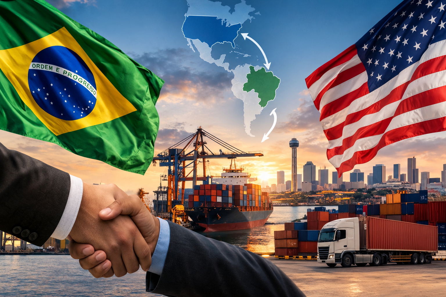 Texas responde por cerca de 20% do comércio de mercadorias entre Brasil e Estados Unidos